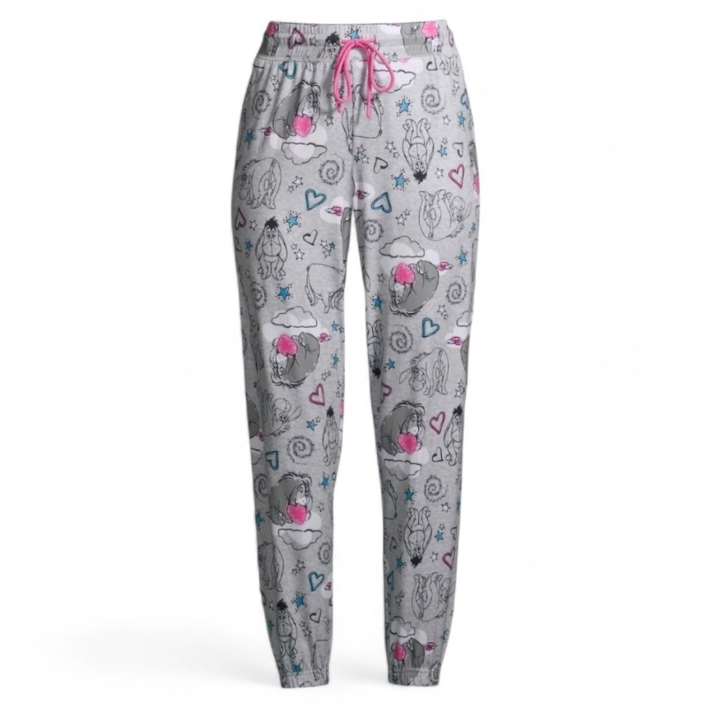 Winnie the Pooh Eeyore Ladies Jogger Lounge Pants Women's Capri Pajama‎ Pants